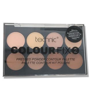 Technic Cosmetics -  Palette di contorno di polvere Colour Fix 2