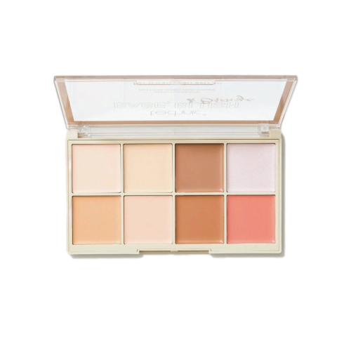Technic Cosmetics - Palette viso in crema con fondotinta, fard e terra abbronzante - Light