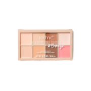 Technic Cosmetics - Palette viso in crema con fondotinta, fard e terra abbronzante - Medium