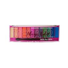 Technic Cosmetics - Palette di ombretti Mega 12 - Ibiza Edit