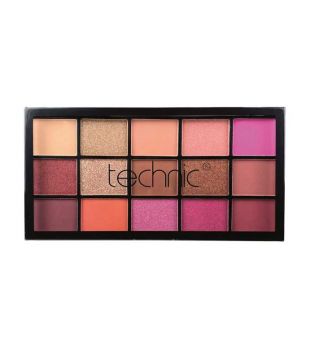 Technic Cosmetics - Palette di ombretti Pressed Pigment  - Hot Love