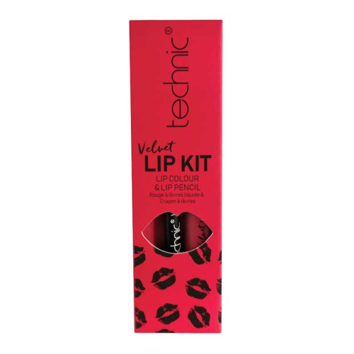 Technic Cosmetics - Matita labbra + rossetto liquido Velvet Lip Kit - Little Fuchsia