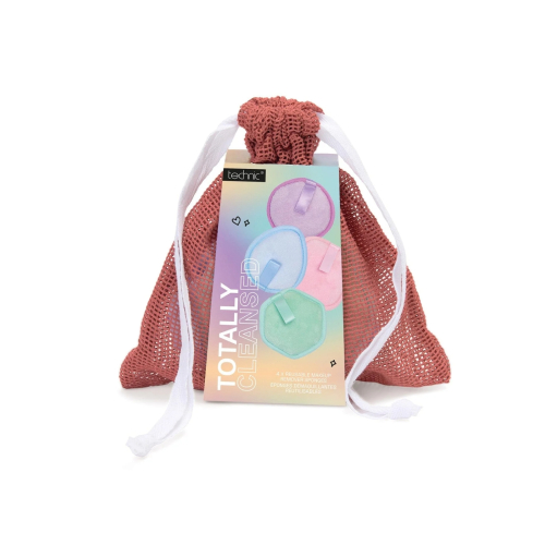Technic Cosmetics - Set di 4 dischetti struccanti Totally Cleansed