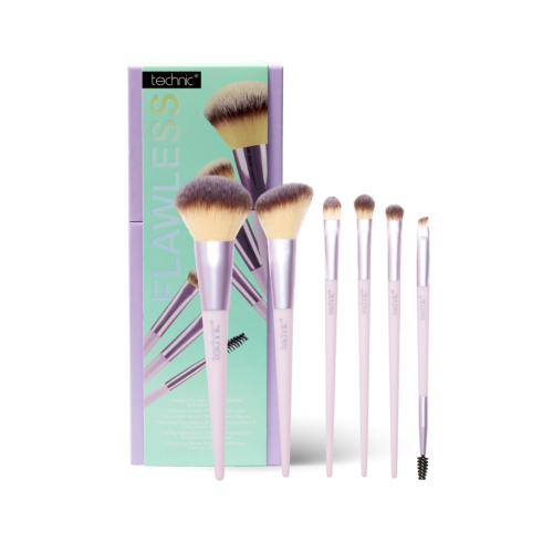 Technic Cosmetics - Set di pennelli per trucco Flawless