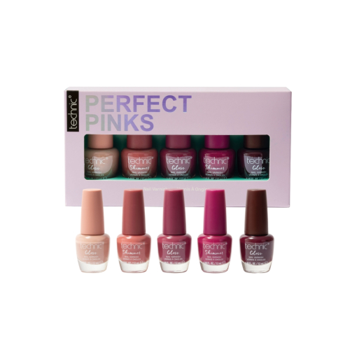 Technic Cosmetics - Set di smalti per unghie Perfect Pinks