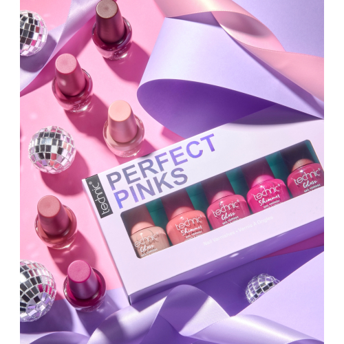 Technic Cosmetics - Set di smalti per unghie Perfect Pinks