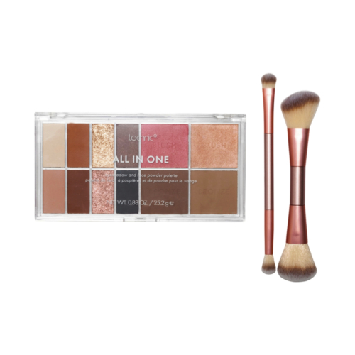 Technic Cosmetics - Set di trucco All in One Palette & Brushes