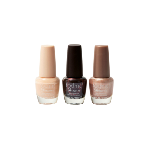 Technic Cosmetics - Tris di smalti per unghie Shimmer Trio