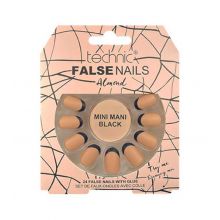 Technic Cosmetics - Unghie Finte False Nails Almond - Mini Mani Black