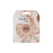 Technic Cosmetics - Unghie finte False Nails Stiletto - Beige Marble