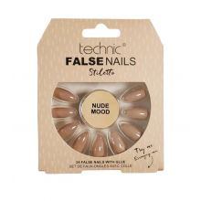 Technic Cosmetics - Unghie finte False Nails Stiletto - Nude Mood