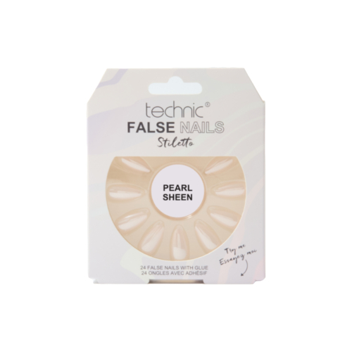 Technic Cosmetics - Unghie finte False Nails Stiletto - Pearl sheen