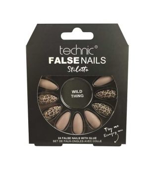 Technic Cosmetics - False Nails False Nails Stiletto - Wild Thing