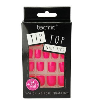 Technic Cosmetics - Unghie finte Tip Top - Bright Pink