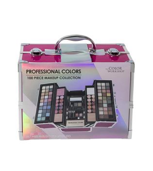 The Color Workshop - Valigetta per il trucco Professional Color Pink