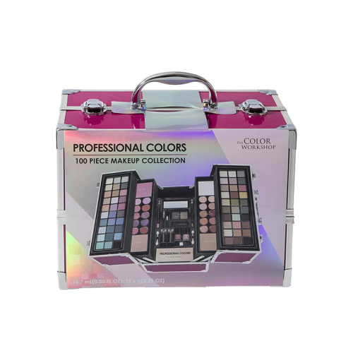 The Color Workshop - Valigetta per il trucco Professional Color Pink