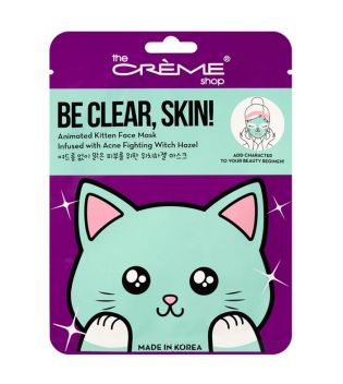 The Crème Shop - Maschera per il viso - Be Clear, Skin! Cat