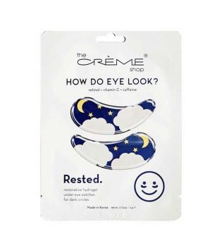 The Crème Shop - Patch per gli occhi in idrogel How Do Eye Look? - Rested