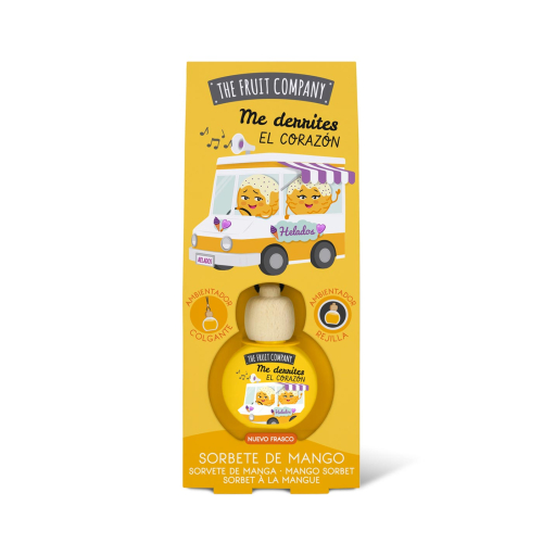 The Fruit Company - Deodorante per auto - Sorbetto al mango