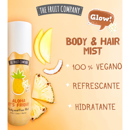 The Fruit Company - Spray glitterato per capelli e corpo - Aloha It's Friday