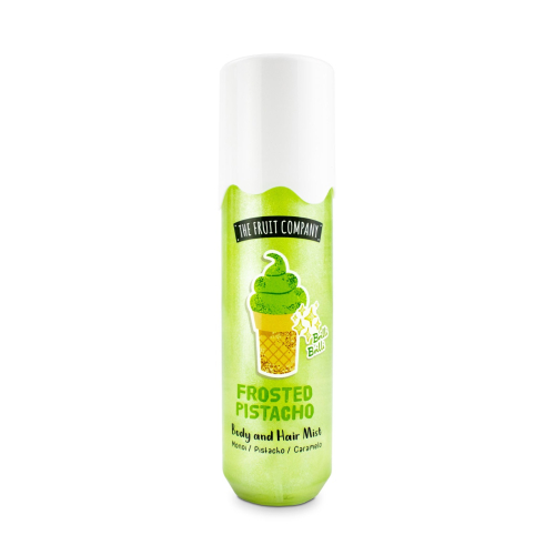 The Fruit Company - Spray glitterato per capelli e corpo - Frosted Pistacho