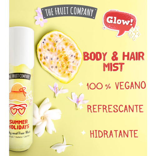 The Fruit Company - Spray glitterato per capelli e corpo - Summer Holidays