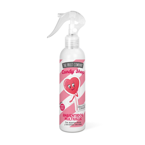 The Fruit Company - *Candy Shop* - Deodorante spray multiuso per ambienti - Lecca-lecca a forma di cuore