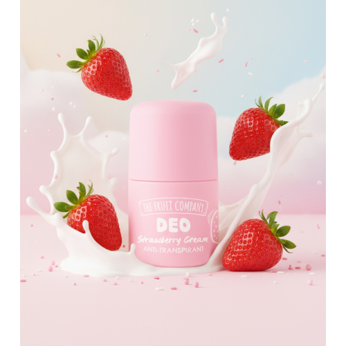 The Fruit Company - Deodorante antitraspirante Soft Touch - Crema alla fragola
