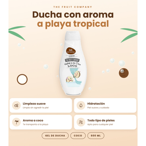 The Fruit Company - Gel doccia - Coco