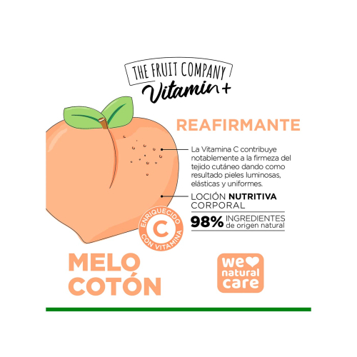 The Fruit Company - Lozione per il corpo nutriente Vitamin+ - Pesca
