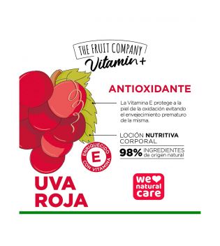 The Fruit Company - Lozione per il corpo nutriente Vitamin+ - Uva rossa