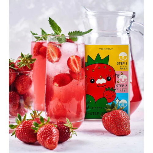 Tonymoly - Confezione da 3 cerotti per il naso Runaway Strawberry Seeds