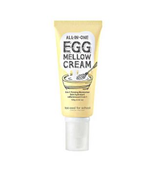 Too cool for school - Crema viso idratante, illuminante e rassodante 5 in 1 Egg Mellow
