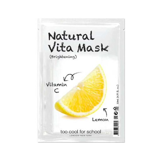 Too cool for school  - Maschera per il viso Natural Vita - Illuminante