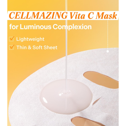 Torriden - *Cellmazing* - Maschera viso illuminante Vitamin C