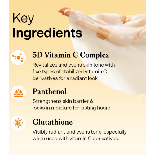 Torriden - *Cellmazing* - Maschera viso illuminante Vitamin C