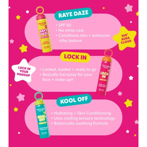 Trouble Maker - Bruma facciale fissante Extra Hold - Lock in