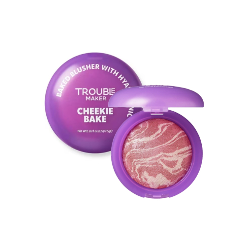 Trouble Maker - Blush Baked Cheekie Bake - Betty Bakes Hot Pink