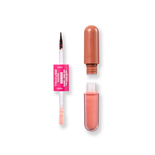 Trouble Maker - Duo Lip Tint peel-off  + Lucidalabbra Genius - Clever Girl
