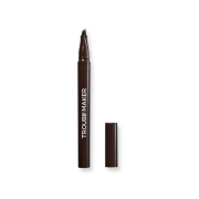 Trouble Maker - Matita per sopracciglia Fluffer Brow Brush Natural - Dark Brown