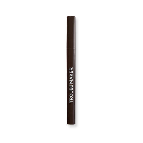 Trouble Maker - Matita per sopracciglia Fluffer Brow Brush Natural - Dark Brown