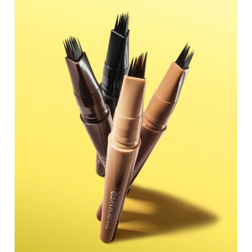 Trouble Maker - Matita per sopracciglia Fluffer Brow Brush Natural - Dark Brown