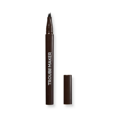 Trouble Maker - Matita per sopracciglia Fluffer Brow Brush Natural - Dark Brown