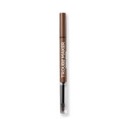 Trouble Maker - Matita fissante per sopracciglia 2 in 1 Teddy Brow Builder - Medium Brown