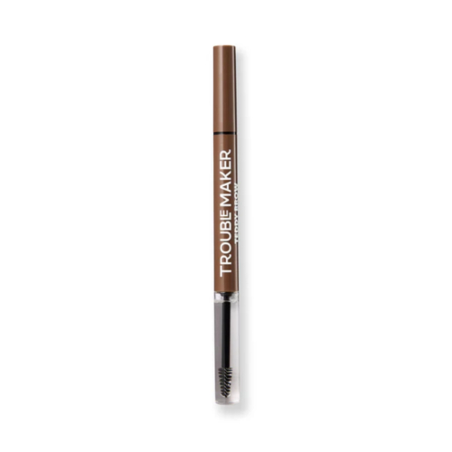 Trouble Maker - Matita fissante per sopracciglia 2 in 1 Teddy Brow Builder - Medium Brown