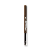Trouble Maker  - Matita fissante per sopracciglia 2 in 1 Teddy Brow - Dark Brown