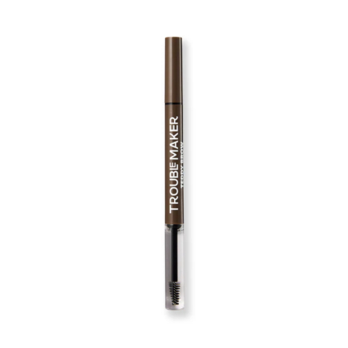 Trouble Maker  - Matita fissante per sopracciglia 2 in 1 Teddy Brow - Dark Brown