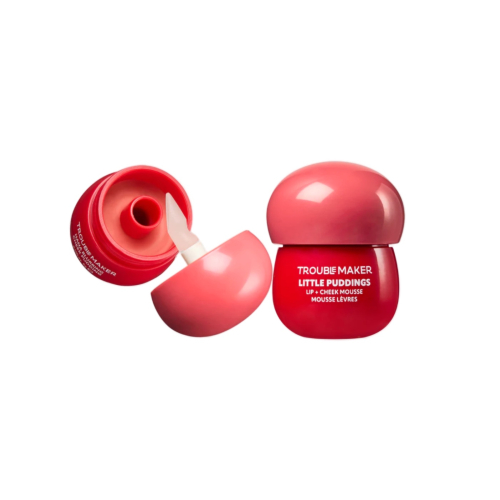 Trouble Maker - Mousse per labbra e guance Little Pudding - Kimmi Coral Pink