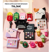 Trouble Maker x Squishmallows - Collezione Completa Edizione Limitata - 14 Prodotti: 3 Palette di Ombre + Mascara + 3 Oli per Labbra + 3 Lucidalabbra + 4 Spray Facciali