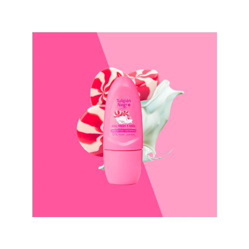 Tulipán Negro - Deodorante antitraspirante roll-on - Fragola e Crema